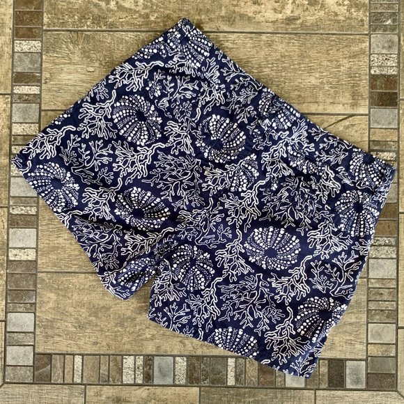 Old Navy Beach Ocean Coral Sea Urchin Print Chino Shorts 14 GIRLS - Picture 3 of 8